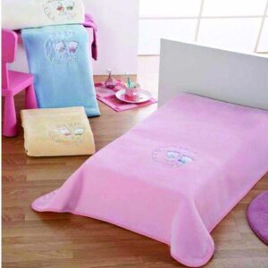 Piel Sa Cats 80X110 Κουβέρτα Αγκαλιάς White 6215W 6215W