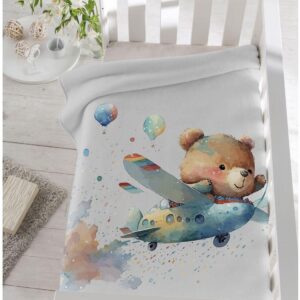 Piel Sa Air Bear 80X110 Κουβέρτα Αγκαλιάς Grey 6301 6301
