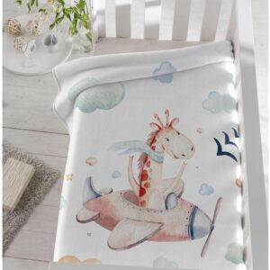 Piel Sa Giraffe On Board 80X110 Κουβέρτα Αγκαλιάς Grey 6308 6308