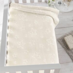 Piel Sa Star 80X110 Κουβέρτα Αγκαλιάς White 6627W 6627W