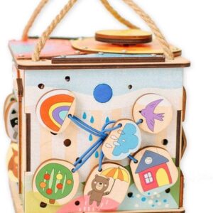 EliNeli Travel Montessori Κύβος Δραστηριοτήτων με Led 8595701757619 Eli Neli EN1120 EN1120