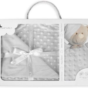 Interbaby Bear Κουβέρτα Αγκαλιάς 80X110 και Dou Dou Grey PD001G PD001G