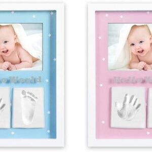 Ιnterbaby Κορνίζα Με Αποτυπώματα PORTAFOTOS 2 Interbaby PORTAFOTOS 2