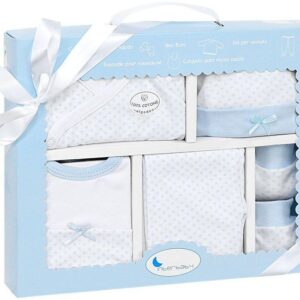Interbaby Σετ Δώρου 4 τμχ (0-6 μηνών) Blue SET02-01 SET02-01