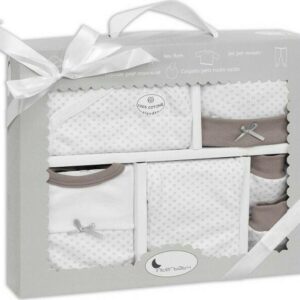 Interbaby Σετ Δώρου 4 τμχ (0-6 μηνών) Grey SET02-31 SET02-31