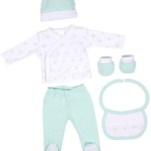 Don Algodon Estrellas Σετ Δώρου 4 τμχ (0-6 μηνών) Green SET05-03 SET05-03