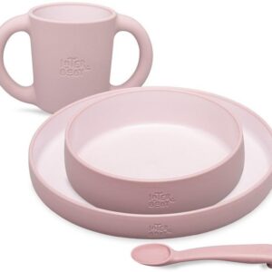Interbaby Παιδικό Σετ Φαγητού Dark Pink SET42-66 SET42-66