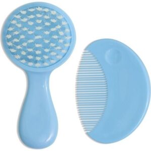 Interbaby Σετ Βούρτσα Χτένα Blue SET48-01 SET48-01