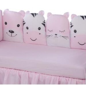 Tuttolina Friendly Animals Προίκα Σετ 7 Τμχ  Pink TK207P TK207P