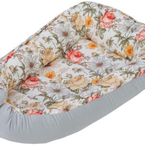 Tuttolina New Flowers Βρεφική Φωλιά Grey TUK37 TUK37