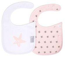 Interbaby Σαλιάρα Velcro Σετ 2 Τεμ Estrellas Pink 00311-02 00311-02