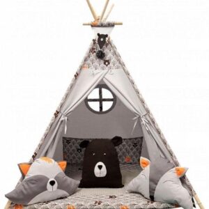 Elis Design Παιδική Σκηνή Σετ με Μαξιλάρια Forest Animal Stars 9254 9254