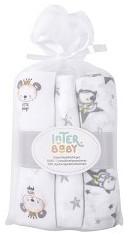Interbaby Πάνες Αγκαλιάς (80x80) Σετ 3 Τεμ Grey 99980-31 99980-31