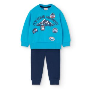 Boboli σετ μπλούζα παντελόνι 24AT329082-2593 24AT329082-2593