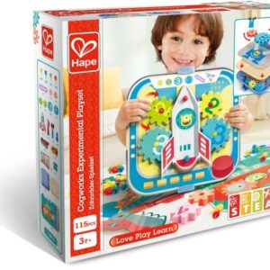 Hape Early Explorer Ξύλινο Σετ Cogworks Experimental hpE1065A