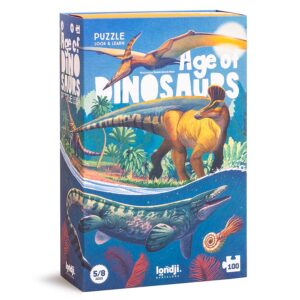 Londji Age of Dinosaurs - 100 pcs - Look and Learn Puzzle PZ600