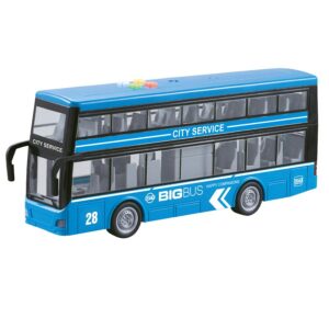 Τουριστικό Διπλό Λεωφορείο με Ήχους και Φώτα - Μπλε TGR-274391