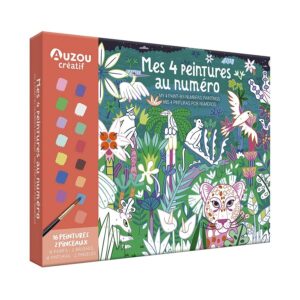 Auzou My Artistic Kit - My 4 Paint-By-Numbers Paintings AUZ-521222