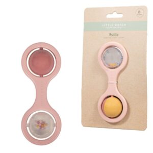 LITTLE DUTCH Κουδουνίστρα με περιστρεφόμενη μπαλίτσα Ροζ LD2012283