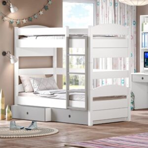 Casakids Loft Κουκέτα Μετατρεπόμενη με Αποσπώμενη Σκάλα 100x204 cm ή 100x214 cm Ck00002