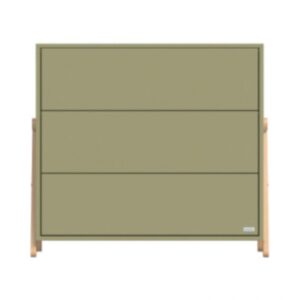 Casababy Palmer Olive Βρεφική Συρταριέρα Με 3 Συρτάρια 590356