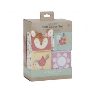 Little Dutch Σετ Παιχνιδιού Με Υφασμάτινους Κύβους Fairy Garden LD9016