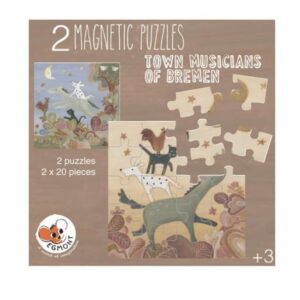 Egmont toys, Μαγνητικό Παζλ, Μουσικοί της Βρέμης EGM-630708
