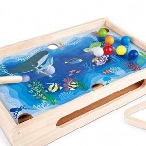 Pin Toys Ξύλινο Μπιλιάρδο - Pucket 2 σε 1 PIN777010