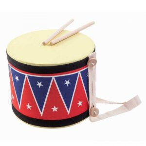 Plan toys Τύμπανο μεγάλο (κόκκινο-μπλε) PLT6412