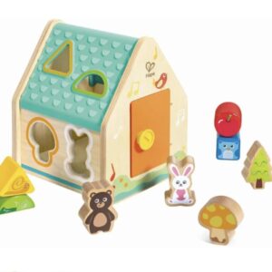 Hape Early Explorer Ξύλινο Critter House Shape Sorter HP-E0515A