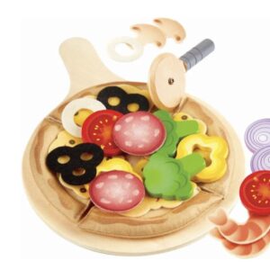Hape Playfully Delicious Ξύλινο Σετ Perfect Pizza E3173A