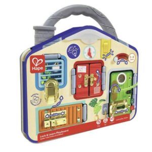 Hape Early Explorer Ξύλινο Lock & Learn Playboard E1111