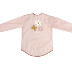 LITTLE DUTCH. Μπλουζάκι Ποδιά ζωγραφικής Little Pink Flowers LD120563