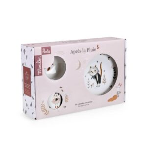 Moulin Roty Σετ φαγητού από πορσελάνη, Après la pluie MR715230