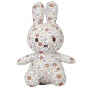 LITTLE DUTCH. Υφασμάτινο κουκλάκι Miffy Vintage Little Flowers all over 25cm LD-NIJN751