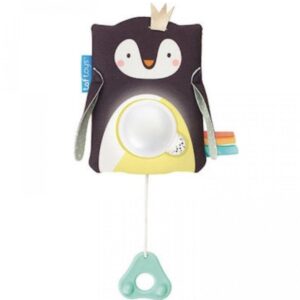 Taf Toys - Μουσικό παιχνίδι κούνιας Prince The Penguin Baby Shooter T-12275