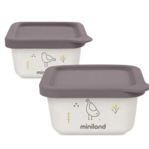 MINILAND ΣΕΤ 2 ΑΠΟΘΗΚΕΥΤΙΚΑ ΔΟΧΕΙΑ NATURSET CHICK ML89458