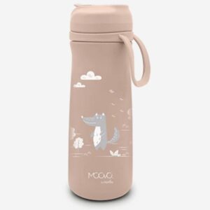 Μπουκάλι νερού για μωρά από θερμικό ατσάλι - KiddieKit 500ML NU-PPCP0405