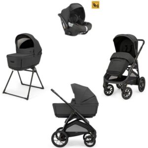 Πολυκαρότσι 3σε1 Aptica XT Quattro Magnet Grey με σκελετό Nero&παιδικό κάθισμα αυτοκινήτου Darwin Infant KA71S0MGG