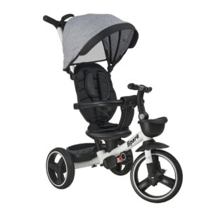 BEBESTARS ΠΟΔΗΛΑΤΑΚΙ ΤΡΙΚΥΚΛΟ 360° SPARK GREY 817-186