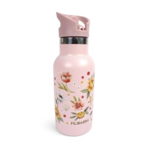 Filibabba Stainless Steel Water Bottle – Ocean Blossom FLB10800428