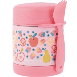 Stephen Joseph Μονωμένο Δοχείο Φαγητού Με Πιρούνι, Fruit SJ130402