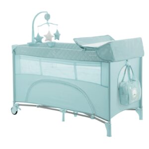 Kikka Boo Nighty Night παρκοκρέβατο 2 επιπέδων Mint 31003010120