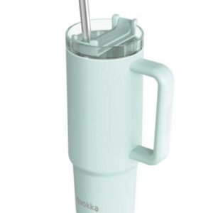 ΠΟΤΗΡΙ ΘΕΡΜΟΣ QUOKKA TUMBLER ΜΕΤΑΛΛΙΚΟ (ΜΕ ΚΑΛΑΜΑΚΙ) ΑΠΟ ΑΝΟΞΕΙΔΩΤΟ ΑΤΣΑΛΙ 950ML TURQUOISE 40036
