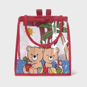 Τσάντα παραλίας Mayoral διάφανη - Αρκουδάκια 25-09894-086