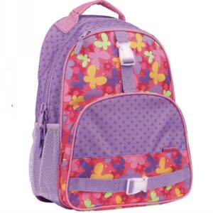 Stephen Joseph All Over Print Butterfly Σχολική Τσάντα Πλάτης Δημοτικού Πολύχρωμη με Θήκη για Παγούρι SJ112025