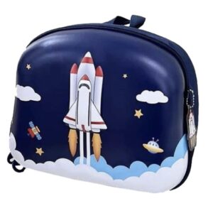 Childrenland Παιδική Τσάντα Μπλε Διαστημόπλοιο 2134
