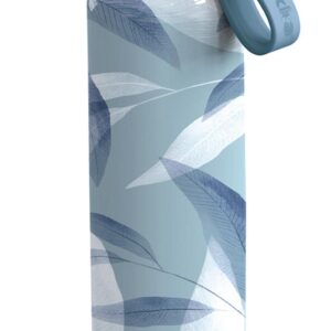 QUOKKA STAINLESS STEEL ΜΠΟΥΚΑΛΙ ΘΕΡΜΟΣ SOLID 630ml ΜΕ ΛΑΒΗ - BLUE WIND 40172