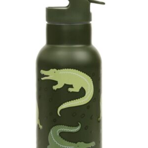 A Little Lovely Company: Μπουκάλι με διπλό τοίχωμα από ανοξείδωτο ατσάλι 350ml Crocodiles DBSSCR68