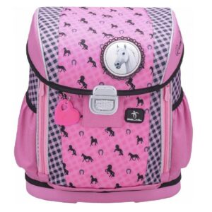 Belmil Riding Horse Customize Σχολική Τσάντα Πλάτης Δημοτικού Ροζ 19lt 404-20RHO